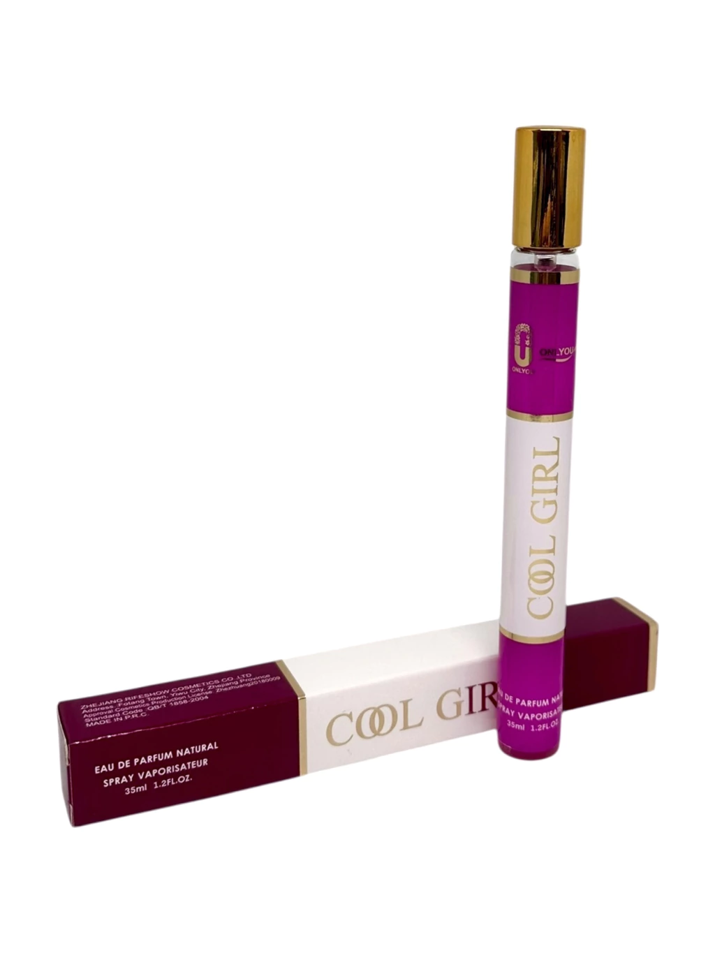 Perfume en tubo Cool Girl Onlyou rosa 35ml